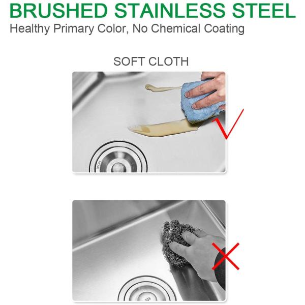 R19 Top Mount 304 Stainless Steel Single Bowl Kitchen Sink