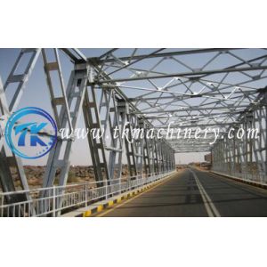 Steel Truss Bridge Steel bridge Large span Heavy Load  For Construction Site Access And Replacement In High Demand