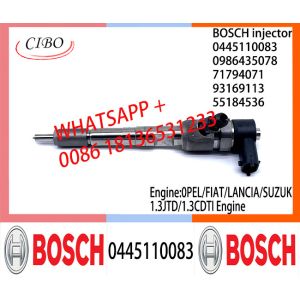 BOSCH Common Rail Injector 0445110083 0986435078 55192495 71791255 71794071