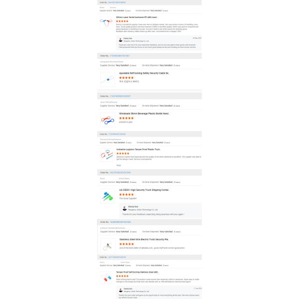 Customer reviews and testimonials