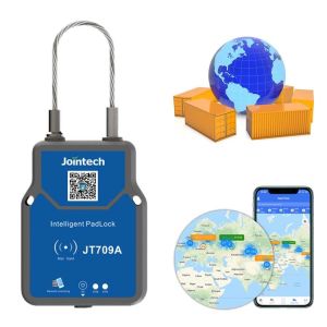 GPS Smart Bluetooth Padlock Logistic Cargo Security Monitoring RFID Unlocking