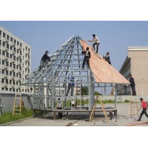 Prefab Homes In Light Gauge Steel Framing System With Fiber Cement Board