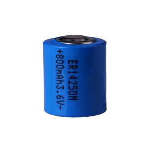 LS14250M Li SOCl2 Lithium Primary Battery 1/2AA Size R6 ER14250M 800mAh For CNC Machine Tools