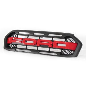 China Ford Ranger Raptor 2019 2020 Front Bumper Grill Abs Plastic Pickup Truck Auto Parts on sale