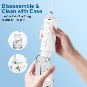 Commercial Grade Oral Irrigator with Waterproof Design and Teeth Cleaning