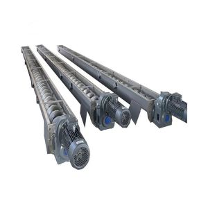 U Type Horizontal Sludge Shaftless Screw Auger Conveyor with Customized OEM