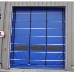 3Phase 380V Pull Roller Shutter Doors Fast Fabric Wind Proof Warehouse Roller
