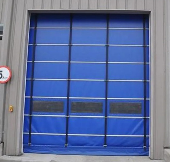 3Phase 380V Pull Roller Shutter Doors Fast Fabric Wind Proof Warehouse Roller