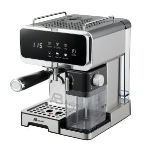 Anbo Digital Professional Espresso Coffee Machine with Milk tank Multifunctional