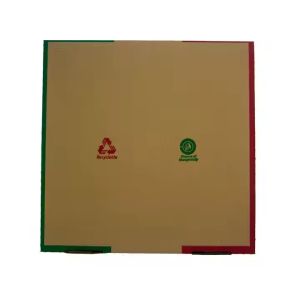 Customized Color Biodegradable Pizza Boxes with Embossing Printing Handling