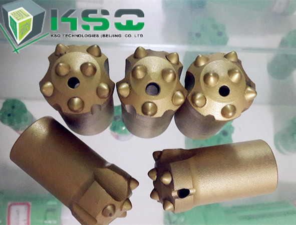 Quality Tungsten Carbide Button Drill Bit Taper 12 Deg, Short / Long Shirt wholesale