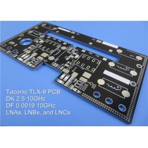 Taconic TLX-9 High Frequency PCB 62mil 1.575mm With Immersion Silver for Mixers, Splitters, Filters & Combiners