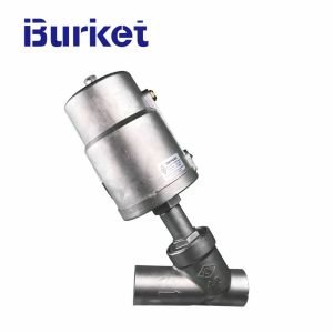 Steam Control Double Acting 1/2 inch SS Flanged Pneumatic Actuator Angle Seat