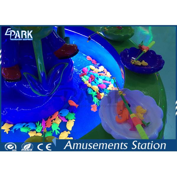 Amusement Park Multiple Players Fishing Games Fiberglass Material