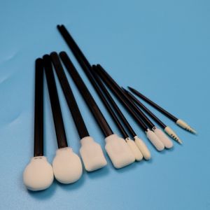 Portable Black Handle Sponge Foam Swab Precision Cleaning Swab Kit Car Cleaning