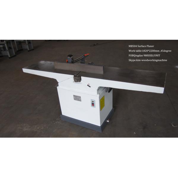 Quality Manual operate solid wood processing surface planer machine with working width 400mm wholesale