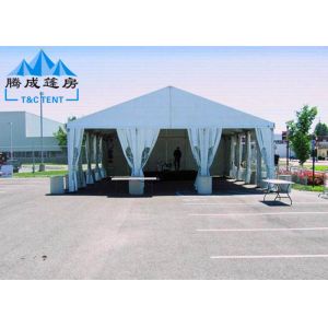 Clear Span Easy Up Canopy Tent Self Cleaning Ablity With Strong Galvanized Steel
