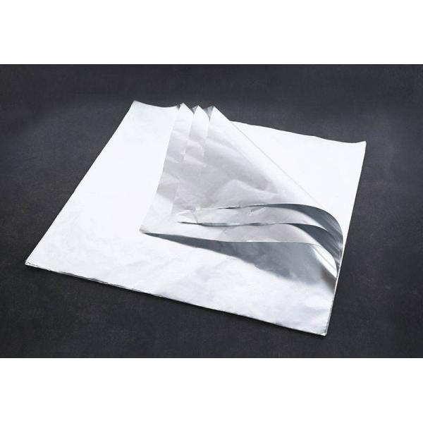 0.3mm 35 Micron Printed Brushed Aluminium Foil Roll 300 Meters Soft Temper