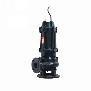 Vertical Inline Cast Iron Sewage Pump High Pressure Capacity 15m3/H Black