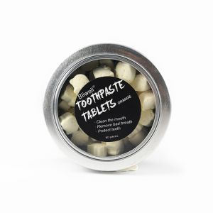 Cartoon Cat Shape Natural Teeth Whitening Tablets Freshen Breath Box Package