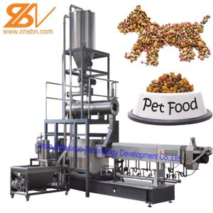 Cheap Multi Functional 120KW 260kg/H Pet Food Extruder Machine for sale
