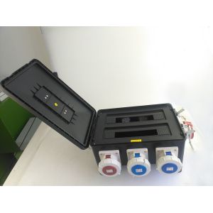 IP66 Water Tight Mobile Power Distribution Box Heavy Duty Rubber Housing