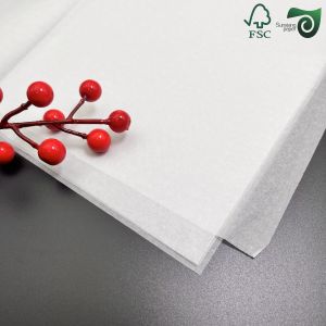 15gsm 17gsm 86cm 90cm Width White Translucent Tissue Paper Roll For Fruit