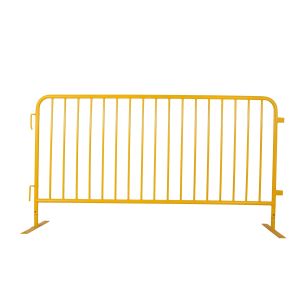 Cheap Hot Dipped Galvanized Queue Steel Crowd Control Barrier With Flat Bases for sale