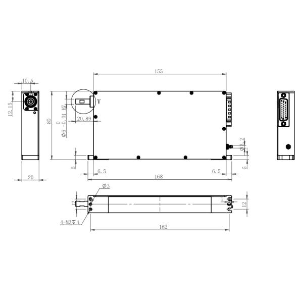 Small Size Linear Rotary Actuators Grating Spacing 20um Light Weight SMT Equipment
