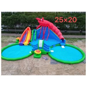 Inflatable Hippo Water Slides for Fun and Exciting Parties Accommodates 10