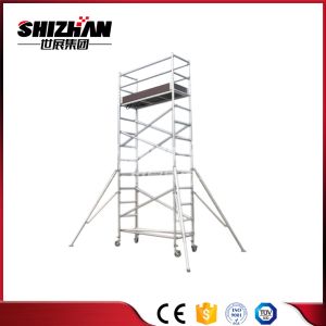 Cuplock Aluminium Mobile Scaffold H Frame Ladder Scaffolding System