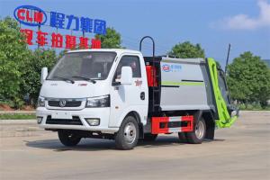 Cheap 6cbm Compactor Garbage Truck 136HP For Waste Garbage Collection And Transportation for sale