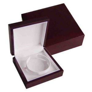 Empty Antique Personalised Gift Box , High Gloss Pendant / Bracelet Gift Box