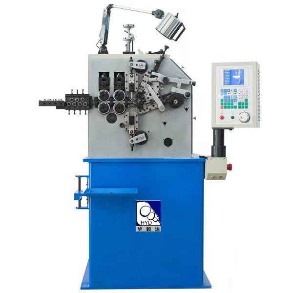 HYD-320 CNC Spring Machine with 0.4-2.0mm Wire Size 3 Axes Servo Motors and