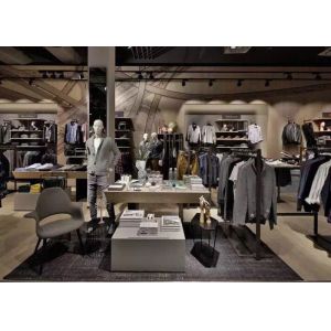 Professional Menswear Clothes Display Stand With 2-3 Years Warranty