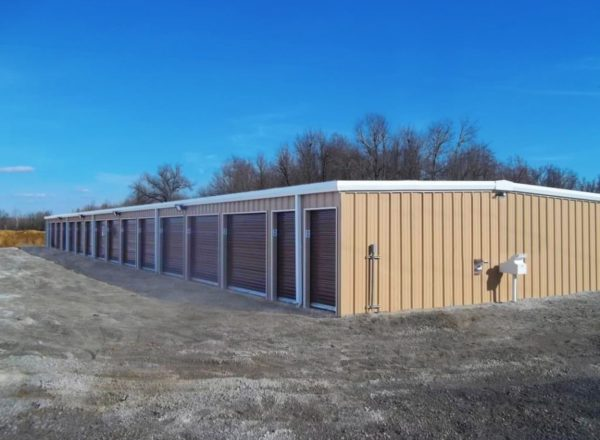 Prefabricated Self Storage Units Mini Shed Building With Light Steel Structure Frame And Aluminum Alloy Window