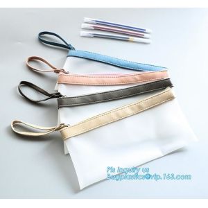 promotion zipper pencil bag, Waterproof and shockpfoof Triangular pencil bag
