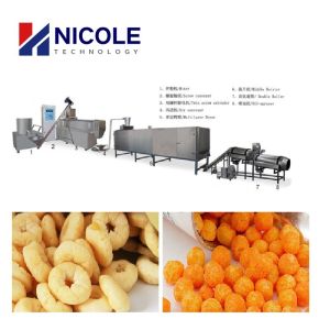 Mini Automatic Corn Puff Production Line Extruder Puffed Rice Making Machine