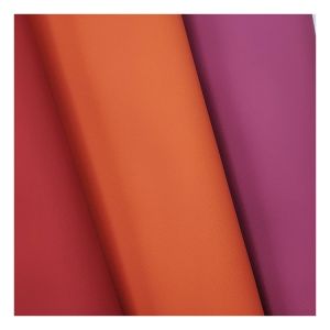 High Quality Eco Friendly Synthetic Faux Pvc Pinhole Pattern Leather Fabric for