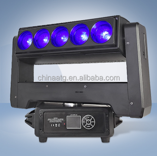 18 KG ATG 5eyes 40W/60W RGB Beam Moving Head Stage Laser Light for Bar DJ Club Disco LED 500W Stage DJ Lights