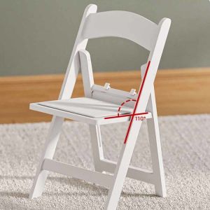 Modern Simple Small Portable White Plastic Resin Folding Dining Chairs for Hotel