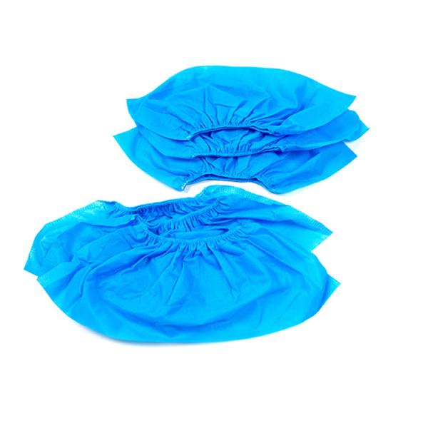 Quality Waterproof Disposable Plastic Foot Covers Elastic String Non Woven Material wholesale