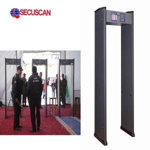 6 Pinpoint Zones Walk Through Metal Detector made in china with High performance