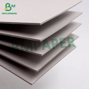 Recycled Grey Solid Paper Board 1.5mm 940gsm 700 X 1000mm For Book Cover