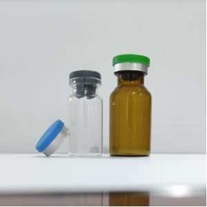 vitraj fioloj kosmetika vitro botelo 20R klara tubular vial floto injekto botelo