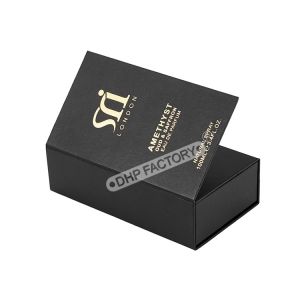 Custom Magnetic Rigid Box With Gold Foil Perfect For Corporate Gifts