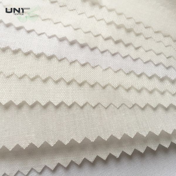 Quality Plain Weave 100% Cotton Shirt Interlining with 212 gsm Weight and 44" or 60" Width Options wholesale