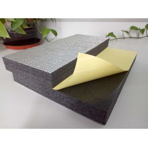 Cheap Sound / Thermal HVAC Insulation Foam XLPE 1m-2m Width With Aluminum Foil / Glue for sale