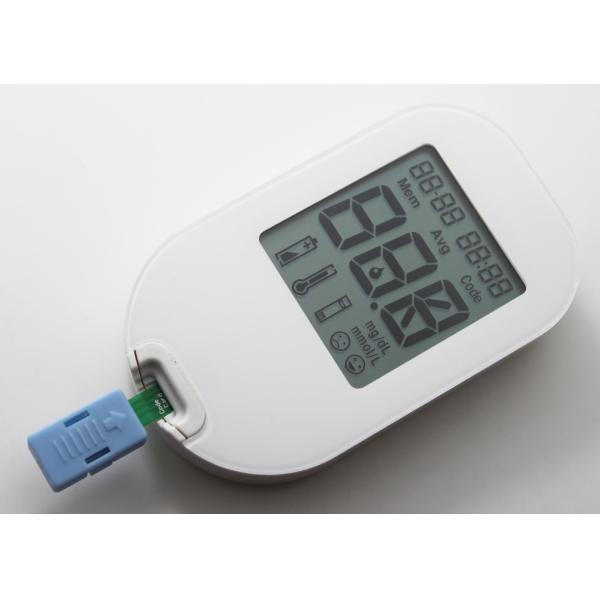Quality Diabetics Blood Glucose Meter with Test Strips , Blood Sugar Meter 0.7μl Required wholesale