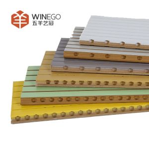 Sustainable Fireproof Grooved Acoustic Panels for Clearer, Quieter Spaces